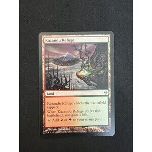 MTG Kazandu Refuge ZEN Dual Land RG 217/249 Franz Vohwinkel Magic Card LP
